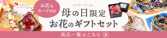 母の日限定お花付きギフトセット