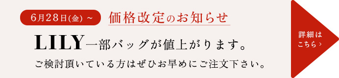 リリー価格改定について