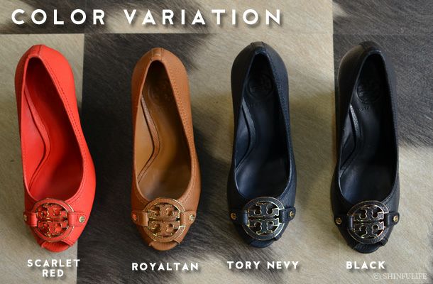 ウェッジソールパンプス ヒール レザー トリーバーチ TORY BURCH 