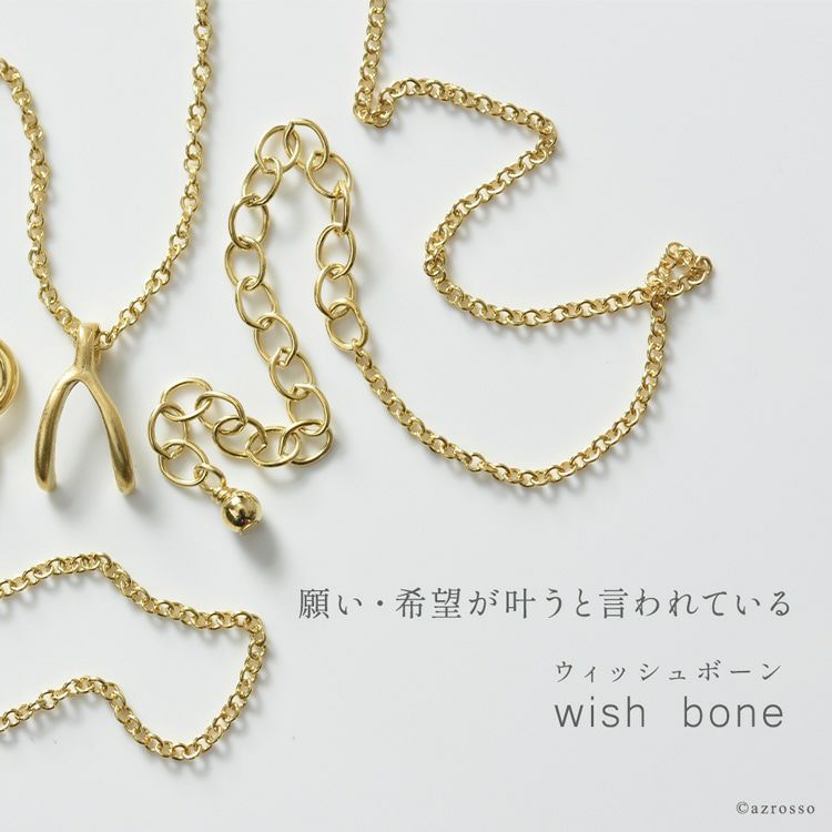 【Vitaly】Paradigm ウィッシュボーン ネックレス 2色 two ply 553 Wishbone Swing Necklace K18YG/トゥー プライ