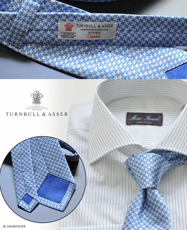 Turnbull&Asser（ターンブル＆アッサー）クロスドット・ネクタイ