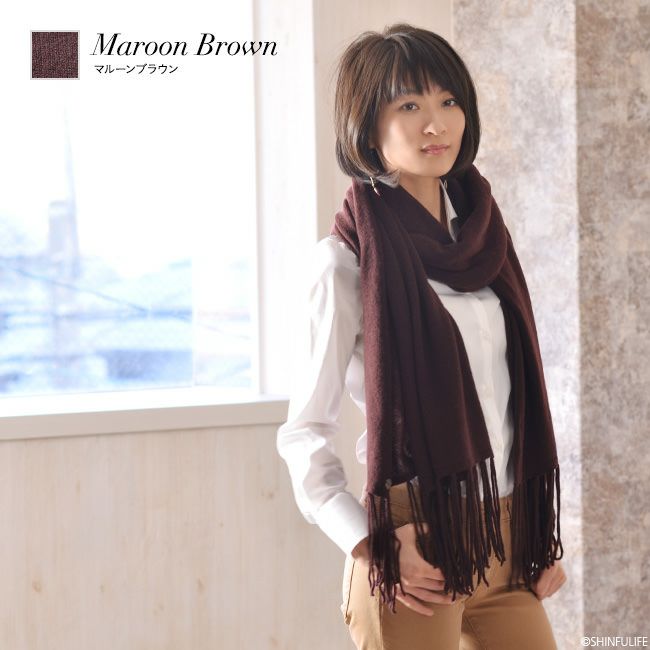17537円 開店祝い フィオリオ FIORIO メンズ マフラー ストール スカーフ アクセサリー Scarves Maroon