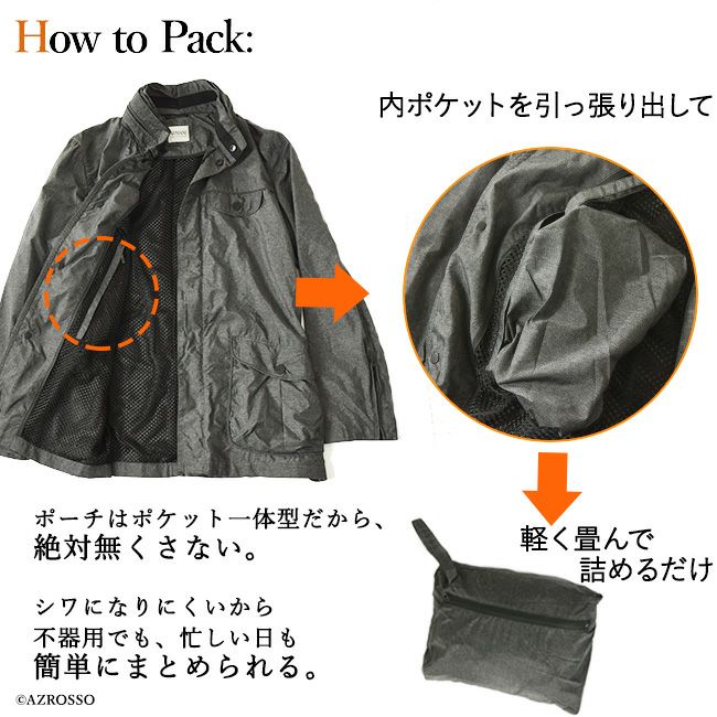 パッカブルジャケット｜アルマーニコレツィオーニ