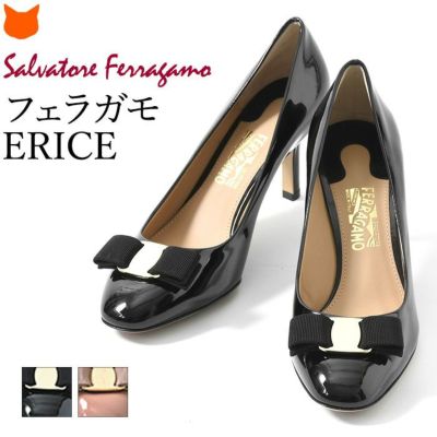 ERICE エリーチェ 7cmヒール エナメル レディースパンプス |フェラガモ Ferragamo|シンフーライフ通販