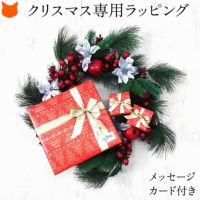 メッセージカード付きクリスマス専用ギフトラッピングメッセージカード付きクリスマス専用ギフトラッピング