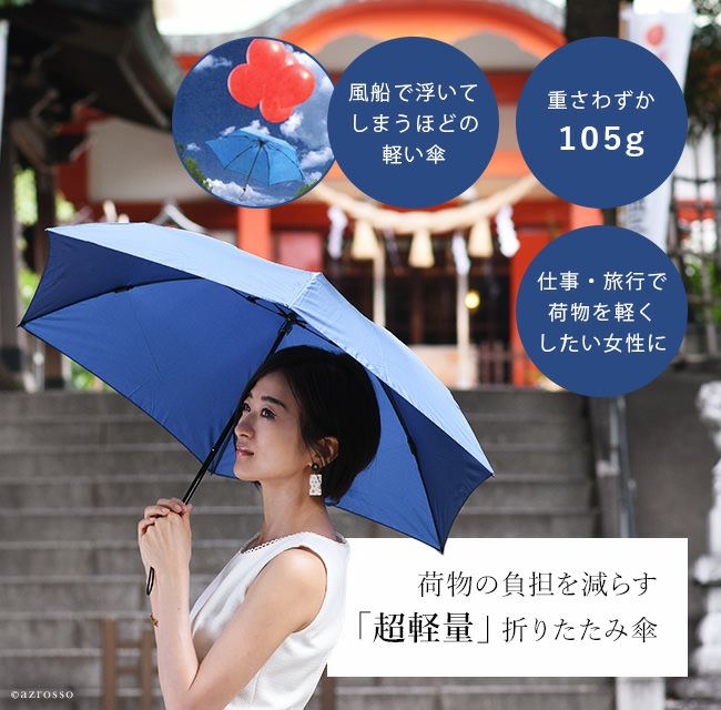超軽量 折り畳み傘 ポケットサイズ Uvion ユビオン