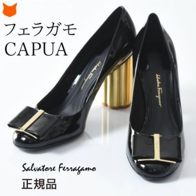 ヴァラリボン 9cm ハイヒール エナメルパンプス |フェラガモ Ferragamo