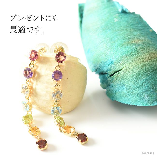 【Cotalatte】アミュレット ピアス 7連 揺れる 18K ゴールド アミュレットピアス 18K｜Cotalatte コタラッテ｜ブランド通販