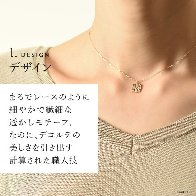 サークル ダイヤネックレス ゴールド｜Cotalatte コタラッテ
