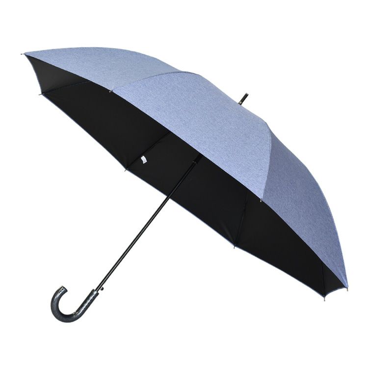 【Lluvia rain】メンズ 耐風傘 ダンガリー 晴雨兼用 ジャンプ傘 晴雨兼用傘 メンズ 長傘 大きい 大きめ 大判 完全遮光 一級遮光