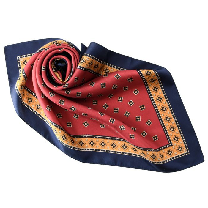 小紋 ミニシルクスカーフ 日本製 横浜スカーフ｜ブランド通販のシンフーライフ