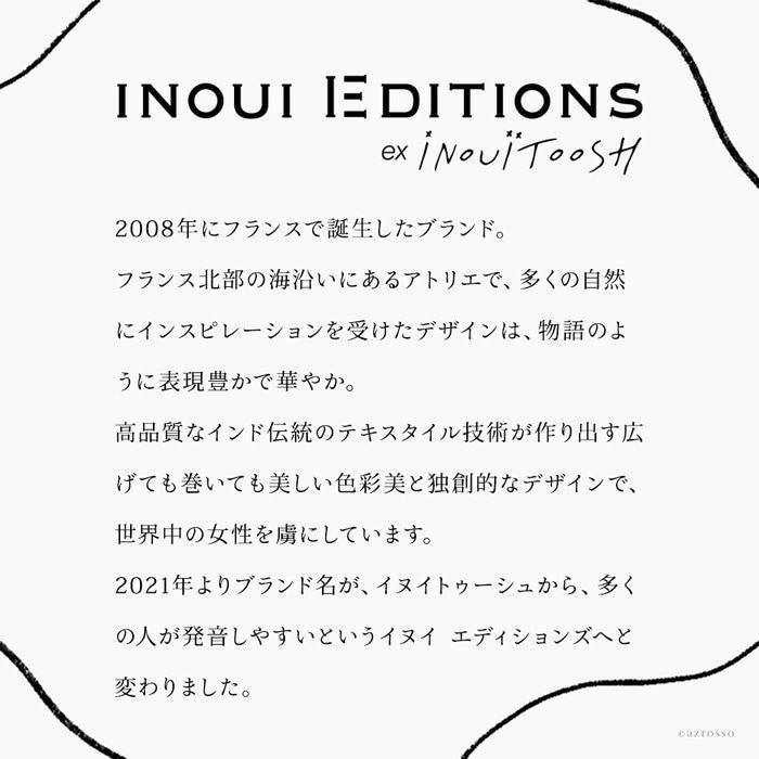 INOUI EDITIONS ストール　チーター　花柄　大判 大判 ストール 花柄 チーター コットン イヌイエディションズの