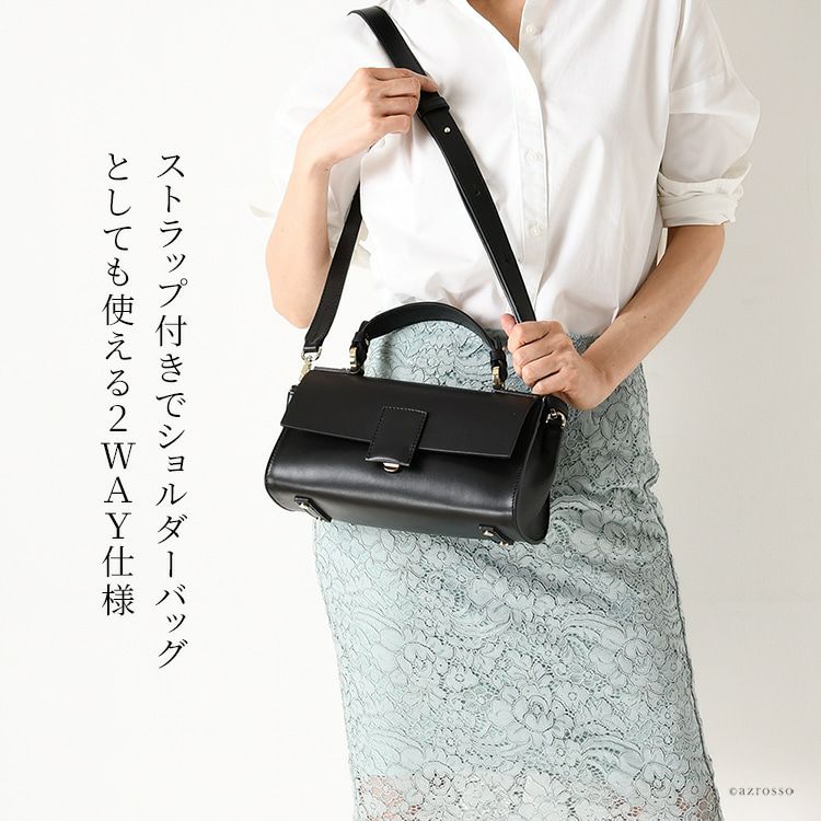 Right-on ショルダーバッグ 「MELO」オバールシェイプバッグ