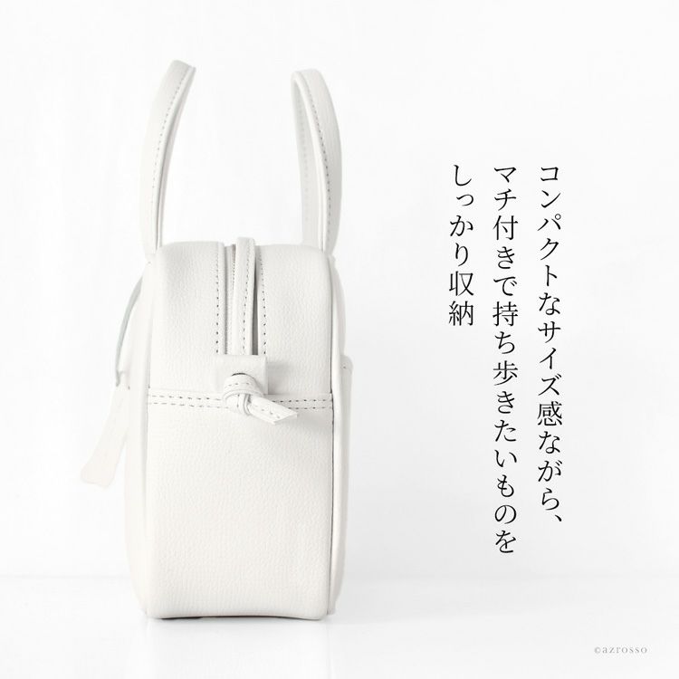 ミニ ショルダーバッグ ハンドル付き レザー 日本製 大阪カバン ミニ ショルダーバッグ ハンドル付き レザー 日本製 大阪カバン