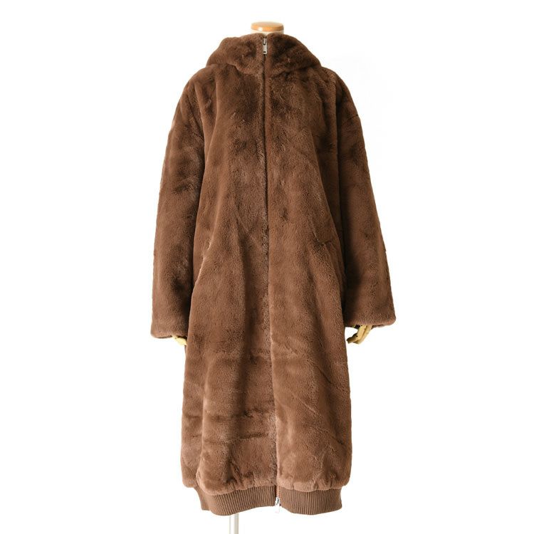フェイクファー ロングコート Koko Oversized Faux Fur Coat