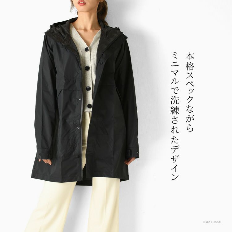 防水 マウンテンパーカー 撥水 レインコート ユーデイ ビコーズ U-DAY 