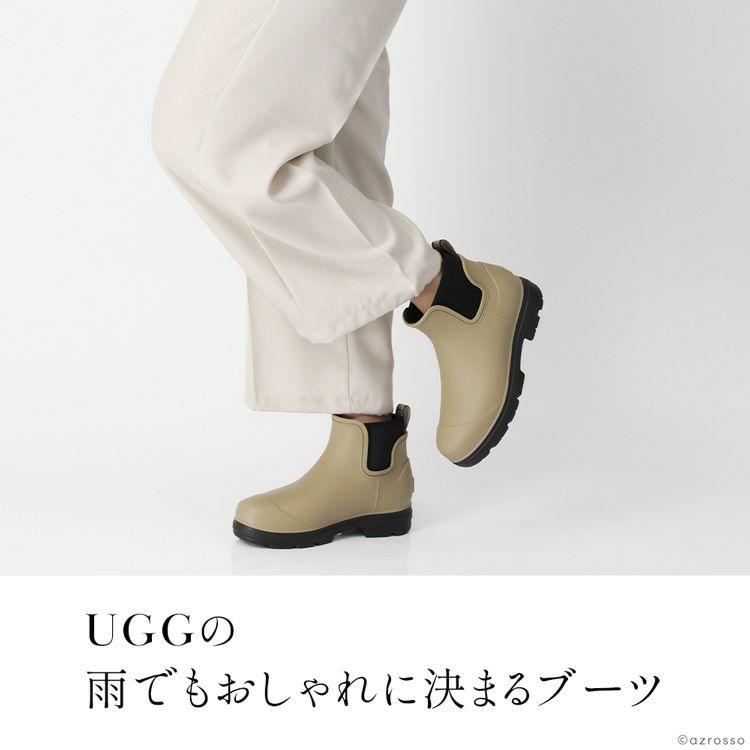 UGG Droplet レインブーツ レディース ショート サイドゴア おしゃれ 