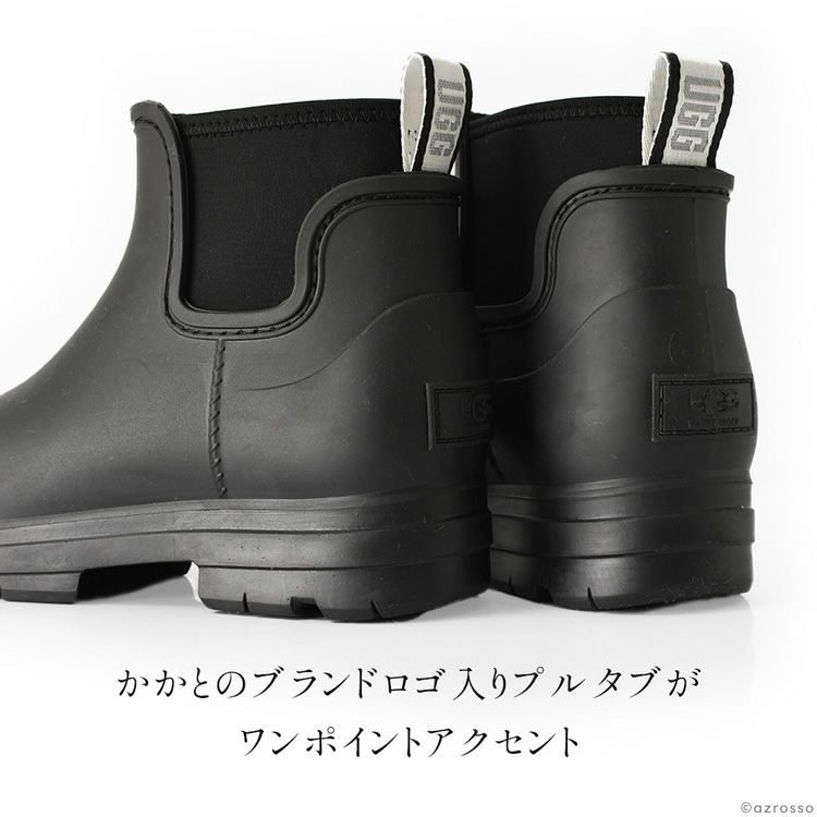 UGG Droplet レインブーツ レディース ショート サイドゴア おしゃれ 