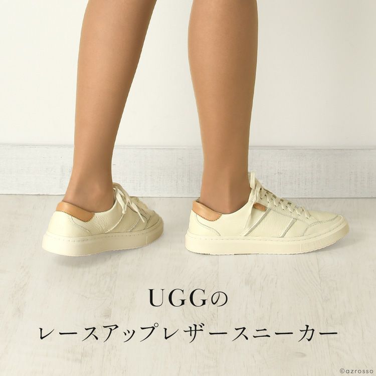 リッチなプレミアムレザーとレースアップシルエットがおしゃれなアグスニーカー「UGG Alameda Lace アラメダ レース」