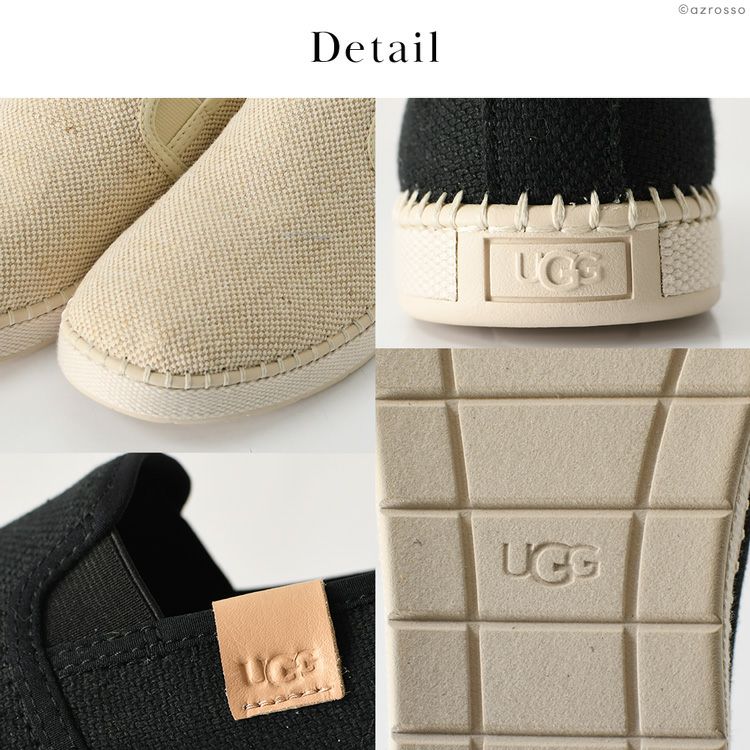 UGG Luciah スリッポン レディース コットン エスパドリーユ風