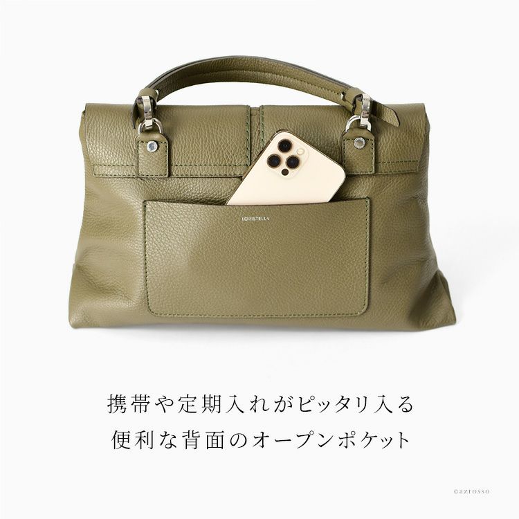 LORISTELLA シルバー ショルダーバッグ LORISTELLA 本革 2WAY バッグ レディース ショルダー 牛革