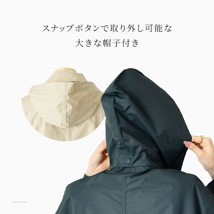 定価3.5万 タグ付✨️YAECA ポリエステル ステンカラーレインコート 定価3.5万 タグ付✨️YAECA ポリエステル ステンカラーレイン