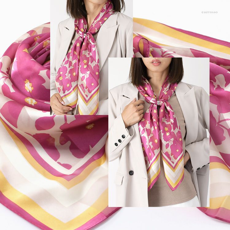 BILLBLASS ビルブラス スカーフ 大判シルクスカーフ シルク
