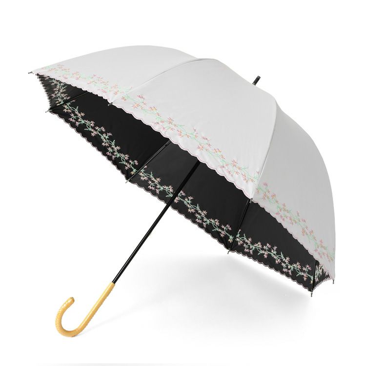 新品ANTEPRIMA１級遮光傘 縁取り刺繍 フィオーリ 晴雨兼用傘 長傘 雨傘 楽天市場】日傘 完全遮光 傘 レース 刺繍 日傘 長傘 遮光 晴雨