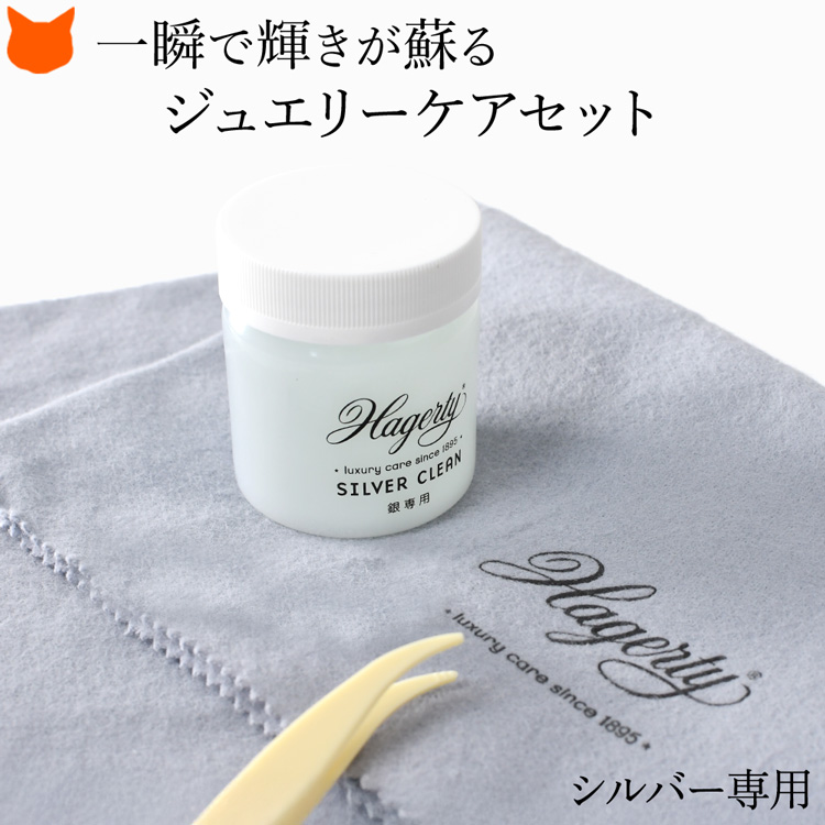ジュエリーセット(シルバーあり) シルバー アクセサリー クリーナー 洗浄液 クロス ケアセット